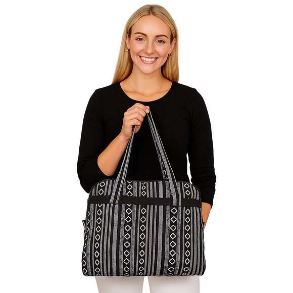 NEW Weekender Overnight Aztec Print Travel Bag - Picture 2 of 5